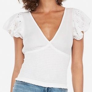 EXPRESS Flutter Sleeve Top